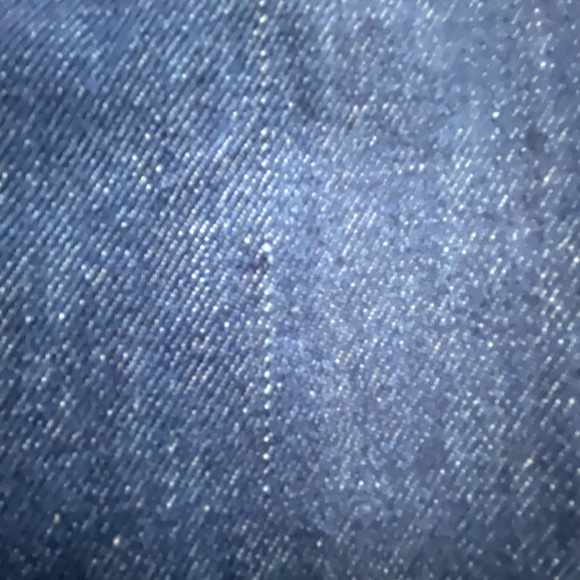 Zara Z1975 Dark Denim High Paperbag Waist Baggy Tapered Ankle Jeans-Sz 8 - Picture 14 of 16